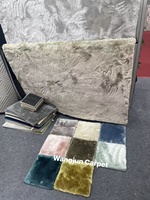 Tapis polonais moelleux de haute qualité, tapis de mosquée doux, tapis à poils longs et épais, tapis shaggy super doux pour la décoration intérieure