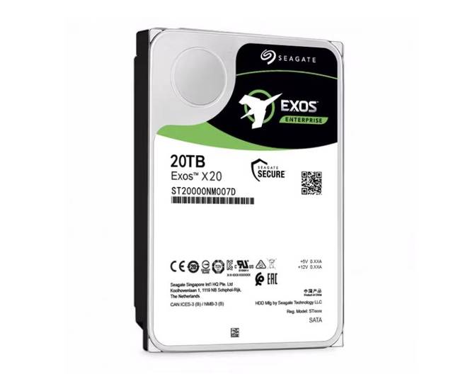For X20 ST20000NM007D 20TB SATA 3.5" Internal Metal Enterprise CMR Helium Server HDD