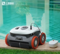 Robot de nettoyage de piscine sans fil Sublue BlueNexus, navigation intelligente par cartographie, aspiration puissante 17 m/h, nettoyeur de piscine automatique IPX8