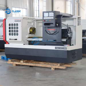 Tốc Độ Cao Tự Động <span class=keywords><strong>CNC</strong></span> Máy Tiện Máy Quay Ck6150 <span class=keywords><strong>CNC</strong></span> Torna Ngang <span class=keywords><strong>CNC</strong></span> Máy Tiện CK 6150*1000 Cho Kim Loại - Product Image 2