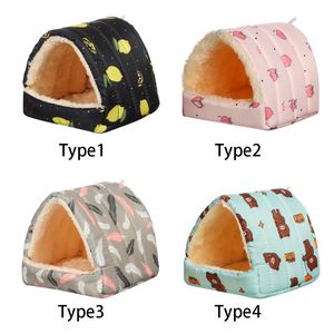 Muy barato pero grande Mini mascota hámster casas jaula pequeño Animal conejillo <span class=keywords><strong>de</strong></span> indias jaula <span class=keywords><strong>casa</strong></span> Cama cálido hámster nido Xtra grande hámster jaula - Product Image 3