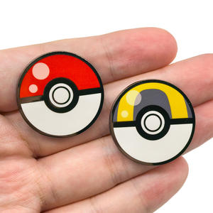 애니메이션 만화 도매 핀 좋은 품질 찌르다 공 에나멜 핀 배지 어린이 팬을위한 사용자 정의 하드 에나멜 핀 - Product Image 3