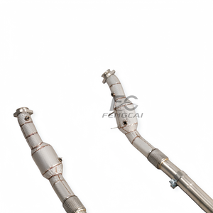 Système d'échappement à haut débit avec downpipe pour Mercedes-Benz W222 S300 S350 S400 S450 S500 3.0T 4.7T, collecteur d'échappement en acier inoxydable SS304 - Product Image 6