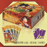 Vente en gros 11 Styles Dragon DBZ SSR Anime Mystère Surprise Boîte Carte à jouer