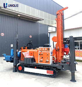 Plataforma de perforación de mina de pozo de alta eficiencia 200m-400m Crawler 260m-300m para máquina de perforación de agua de Filipinas con motor - Product Image 4