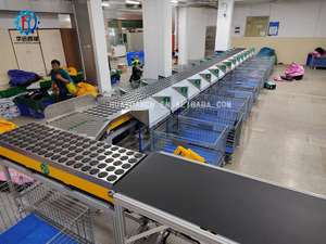 Piccola macchina di smistamento del pacco espresso di alta efficienza piccolo smistatore di posta con il trasportatore usato pacco sistema di smistamento - Product Image 2