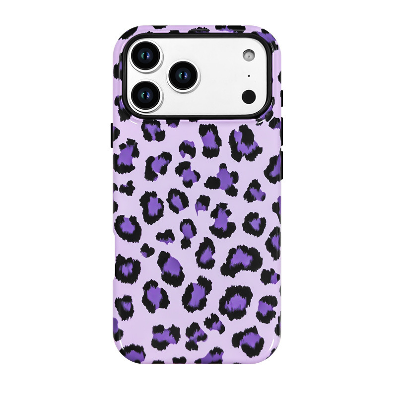 Purple leopard print