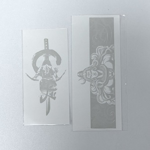 Custom Logo Semi Permanent Water Transfer <b>Tattoo</b> Stickers <b>Paper</b> Material 2 Weeks Face Body Art Designs - Product Image 5