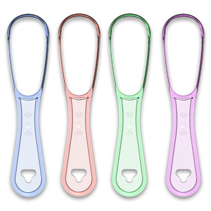 Daily Use Adult Tongue Scraper Breath Cleaning Breath Cleaning Scraper Food-Grade PP Material Household Tongue Coating Removal - Product Image 1