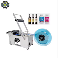 Machine d'étiquetage de bouteilles rondes cosmétiques avec codeur de date pour les bouteilles de shampoing, de crème et d'huiles essentielles