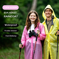 Imperméable léger, coupe-vent, respirant, tendance et imperméable pour le camping, en EVA, pour adulte