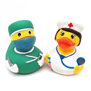 Biểu Tượng Tùy Chỉnh Kích Thước Lớn 8-10 Cm Dentisit Bác Sĩ Theo Chủ Đề Nhựa Cao Su PVC Mỏ Tắm Vàng Vịt - Product Image 1