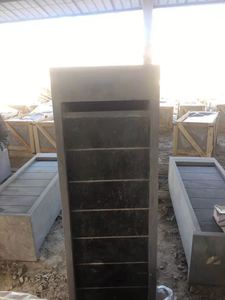 MAMG006 Bán Buôn Màu Xanh Đá Vôi Vườn Thư Box Đá Hộp Thư Ngoài Trời Với Thiết Kế Đứng - Product Image 6