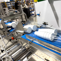 Machine d'emballage automatique à grande vitesse pour le comptage et l'emballage direct usine de gobelets jetables en PET et en papier, et sacs de qualité alimentaire