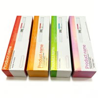 Individuelles Design Kleine 3mL 10mL Fläschchen-Verpackung Einzelne 3mL Glänzende Hologramm-Fläschchen-Etiketten und Box Stiftbox