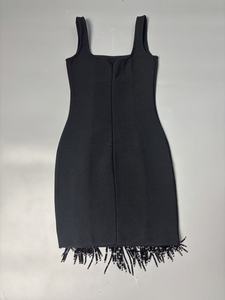 <span class=keywords><strong>Abito</strong></span> <span class=keywords><strong>da</strong></span> Sera Sexy Nero, Lussuoso con Perline e Strisce, Senza Maniche, Corto Mini <span class=keywords><strong>Abito</strong></span> <span class=keywords><strong>da</strong></span> Cerimonia, Sexy Vestito <span class=keywords><strong>da</strong></span> Festa per Donne - Product Image 3