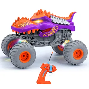 遥控怪物卡车鲨鱼恐龙车2.4 Ghz遥控玩具车坦克遥控成人儿童汽车玩具