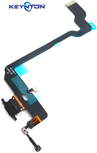 Cable flexible de carga USB para <span class=keywords><strong>iPhone</strong></span> X <span class=keywords><strong>XR</strong></span> XS MAX, conector de puerto de carga con micrófono - Product Image 3