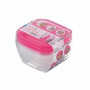 Inomata 90ml contenitore quadrato per alimenti confezione da 3 - Product Image 1