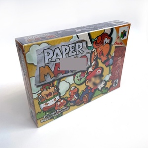 กล่องกระดาษ USA Paper N64 คุณภาพสูงสำหรับเครื่องเล่นเกม 64 บิต กล่องกระดาษแข็งหนาพร้อมถาดใส่ตลับเกมสำหรับเปลี่ยนแทนกล่องเดิมของ N64 - Product Image 3