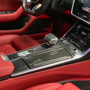 Kit de modification et amélioration intérieur en fibre de carbone véritable OLIVER pour Audi A6 A7 C8 2019-2025, style RS6 RS7, ensemble de 8 pièces, Chine continentale - Product Image 5
