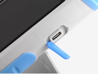 Analyseur de qualité de l'eau portable, testeur de pH/ORP manuel, avec électrodes doubles