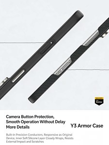 Benks Kevlar® Fiber & Aluminum Magnetic Snap-On <b>Case</b> with Kickstand for iPhone 17 Pro Series - Product Image 4