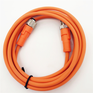 Tùy Chỉnh M12 Overmolded Kết Nối 2M Cam PVC Không Thấm Nước Mã 5 Pin Nam Cho Nữ - Product Image 1