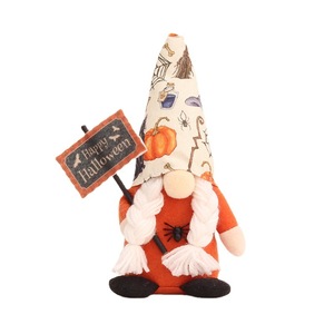 Halloween Decoration <b>Standing</b> Faceless Dwarf Doll With Custom Print <b>Hat</b> For Halloween Party Decor - Product Image 4