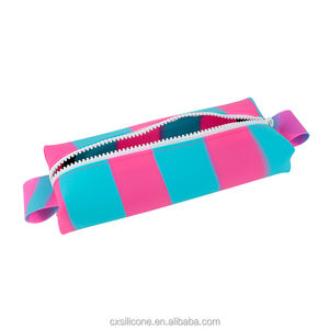 Factory OEM ODM Custom Silicone Silicone Rubber Product <b>Large</b> capacity convenient zipper <b>storage</b> <b>bag</b> - Product Image 6