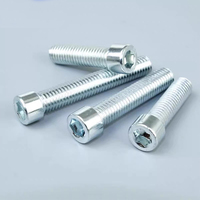 Vis à tête cylindrique galvanisée à chaud DIN912, boulon à six pans creux M8 M10 M12 M16 pour acier, vente en gros Yunnan Kunming