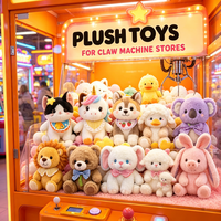 Peluches Premium Douces de 8 Pouces en Gros, Animaux en Peluche Lavables pour Machines à Griffes, Animaux Mignons en Gros