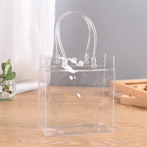 30 Bolsas de Regalo Transparentes de <span class=keywords><strong>PVC</strong></span> Resistente con Asas, 7.87*3.94*7.87in/5.91*2.76*6.3in, para Despedidas de Soltera, Fiestas de Cumpleaños - Product Image 6