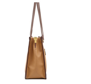 Bolsos de Mano de Cuero PU Impermeables de Moda para Damas, Bolsos de Hombro Elegantes y Grandes de Lujo, Bolsos Tote para Mujer - Product Image 4