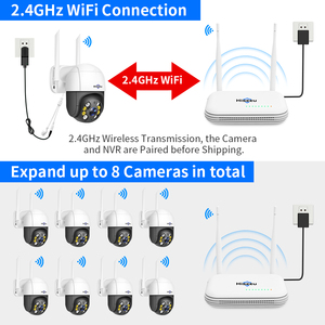 Hiseeu 3MP 5MP Mini <span class=keywords><strong>WiFi</strong></span> NVR 8CH H.265 <span class=keywords><strong>enregistreur</strong></span> Audio vidéo réseau sans fil pour caméra de sécurité de <span class=keywords><strong>Surveillance</strong></span> IP Xmeye - Product Image 2