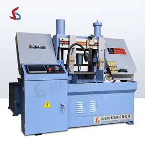 Fully Automatic Metal Cutting Band Saw Machine GSK4230 GHZ4230 Band Sawing Machine