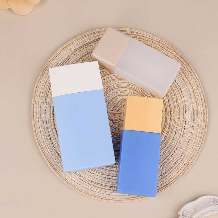 Wholesale HDPE Plastic Squeeze Sunscreen Bottles Rectangle Lotion ...