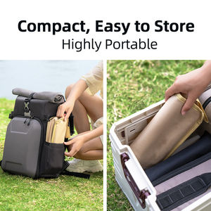 Taburete plegable de viaje ligero TUXIN, perfecto para viajes de pesca, portátil, plegable y ergonómico para actividades al aire libre - Product Image 3