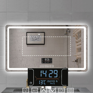 Espejo de Baño Inteligente Personalizado con Pantalla Táctil, LED de Tres Colores Regulables, Antivaho, 6 Botones y Altavoz - Product Image 2