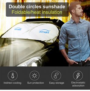 JOYART Foldable Automotive Sunshade <strong>Car</strong> Windshield Shade <strong>Screen</strong> for Cool Vehicle <strong>Sun</strong> Protection Windshield <strong>Sun</strong> Shield - Product Image 6