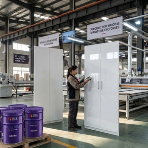 Lacca Bianca Opaca per Legno ad Asciugatura Rapida con Elevata Capacità di Copertura |   Smalto Poliuretanico Lisciante per Livellamento |   Fornitura di Grado Industriale - Product Image 1