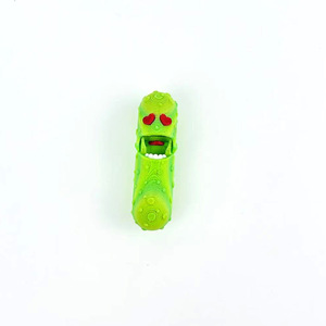 Portachiavi a forma di pickle stampato in 3D, ovale, in plastica EVA, per chiavi - Product Image 3