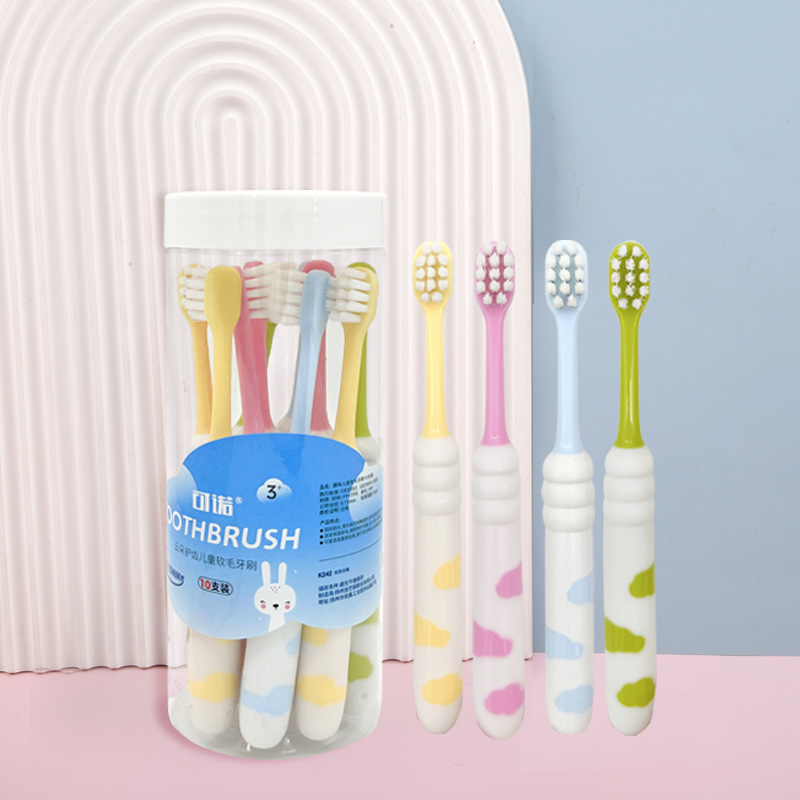 Brosse à dents à barillet pour enfants-10pcs