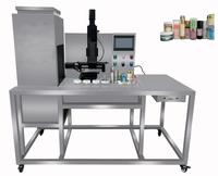 Machine de remplissage de crème réparatrice en spirale pour soins de la peau, à motif perle d'eau, avec gel en boule 2 couleurs et remplissage de motifs 3D