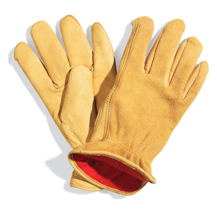 Gants de travail de soudage Fabrication pakistanaise de gants de travail du cuir en cuir véritable design personnalisé Matériaux de qualité