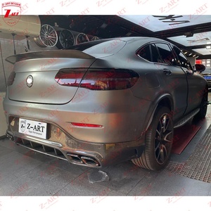 Z-ART 2020 + GLC63 <span class=keywords><strong>coupé</strong></span> en Fiber de carbone Aerokit pour GLC63 <span class=keywords><strong>coupé</strong></span> Kit de carrosserie de réglage en Fiber de carbone pour Benz GLC63S Kit de becquet de vent - Product Image 4