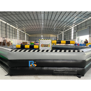 Gioco gonfiabile della spazzatrice di <span class=keywords><strong>sport</strong></span> di sfida di fusione su misura gioco gonfiabile di wipeout macchina gonfiabile di wipeout di fusione - Product Image 2