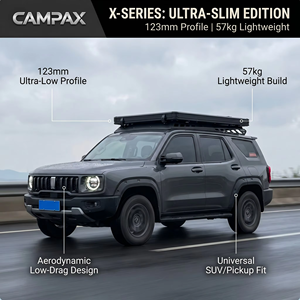 Ultra Thin Auto Open Car Rooftop <b>Tent</b> Aluminum Hardshell 4-Season Overlanding for SUV, Hartschalen Dachzelt Ultra-Slim Ultra-Sli - Product Image 5