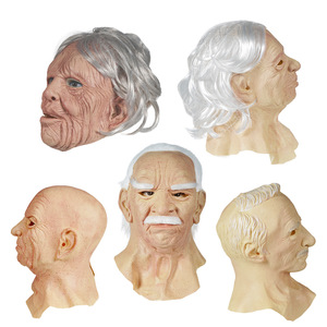 Fabricants et fournisseurs de masques en <span class=keywords><strong>latex</strong></span> 3D super doux pour hommes, décoration de fête d'Halloween, cosplay - Product Image 3