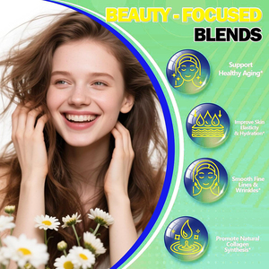 Suplemento dietético de colágeno en gotas de marca privada para adultos. Resiste la oxidación de la piel y mejora la elasticidad cutánea. - Product Image 3